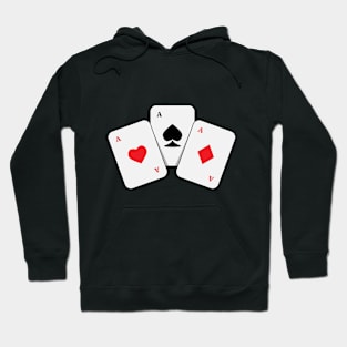 Three Aces of Cards! Hoodie